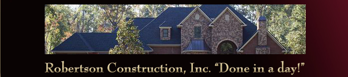 Robertson Construction Inc (RCI) specializes in fast and reliable hurricane, hail and tornado storm damage repair.